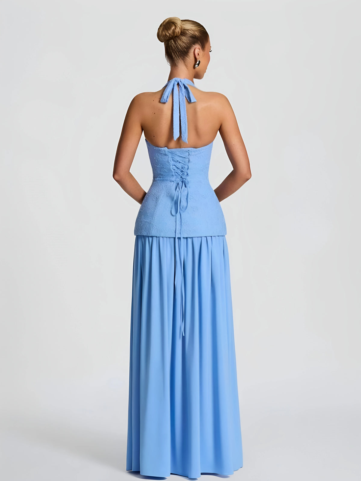 Elegant Lace Wrap Dress