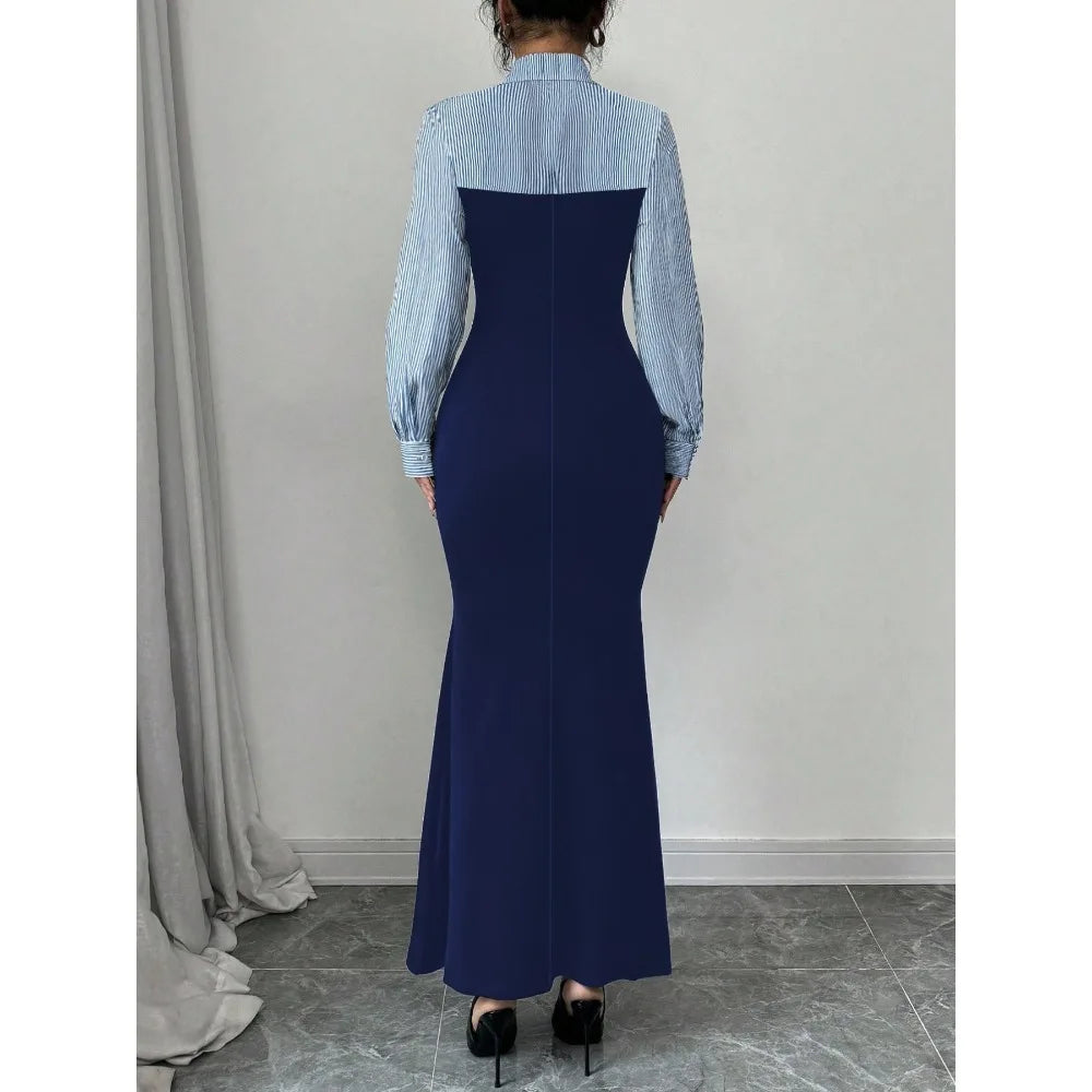 Elegant Long Fishtail Dress for Women