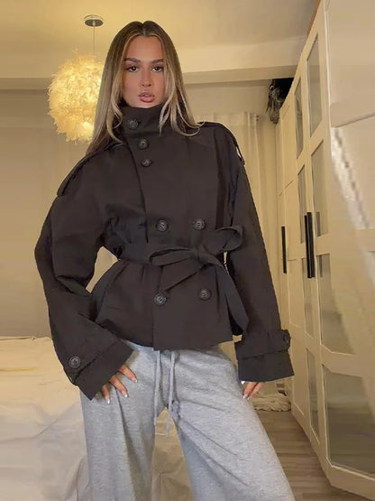 Jacket Stylish New Lady Long Sleeve Outerwear Street