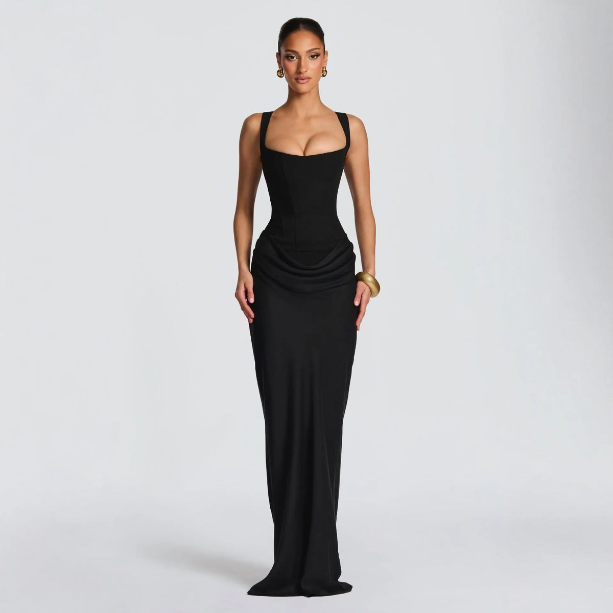 Women's Elegant Strapless Mermaid Evening Dress
