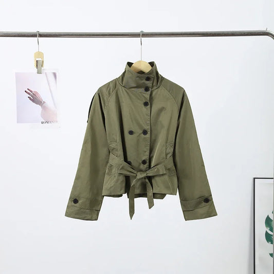 Female Jacket Classic Autumn Coat Ladues