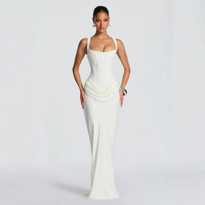 Women's Elegant Strapless Mermaid Evening Dress