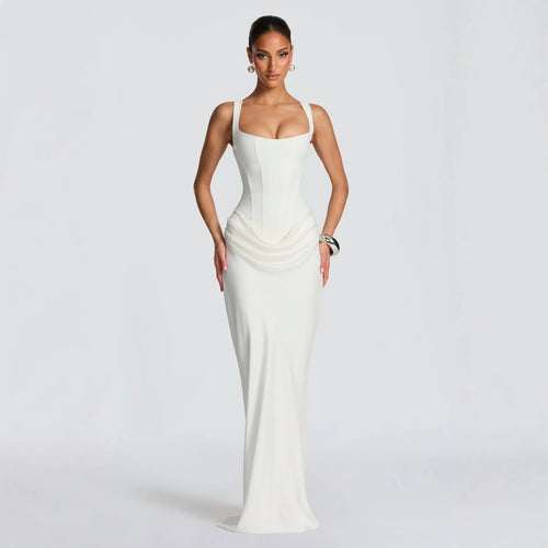 Women's Elegant Strapless Mermaid Evening Dress