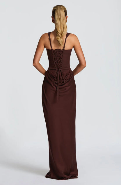 Women's Elegant Strapless Mermaid Evening Dress