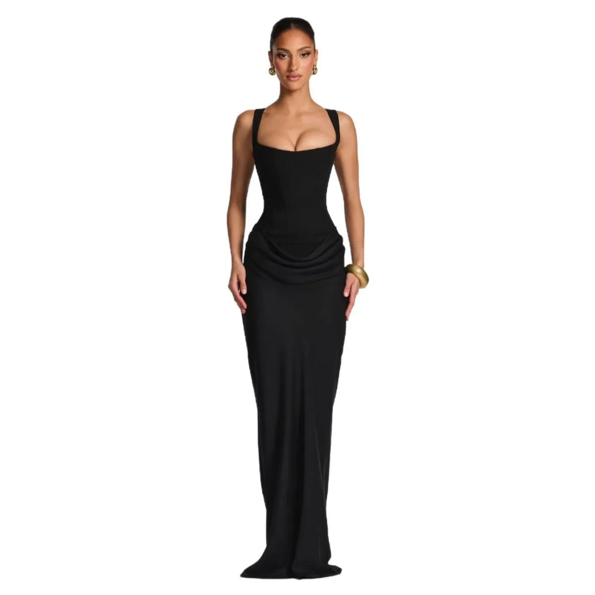 Women's Elegant Strapless Mermaid Evening Dress