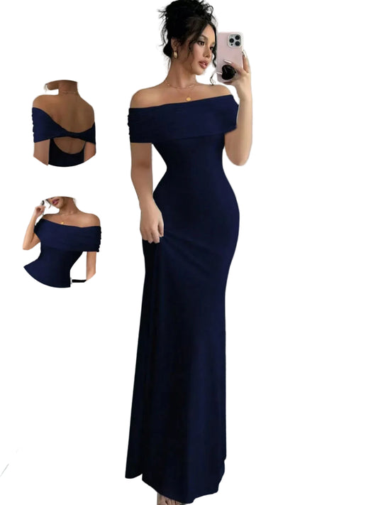 Elegant One-Shoulder Pencil Dress