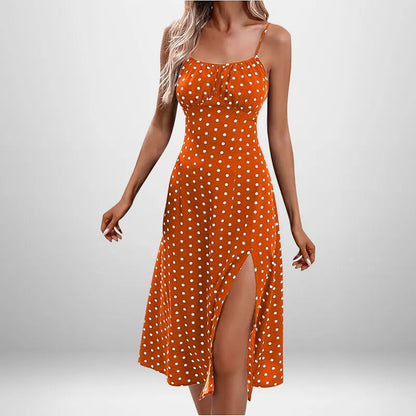 Women’s Floral Slim-Fit Slit Beach Dress