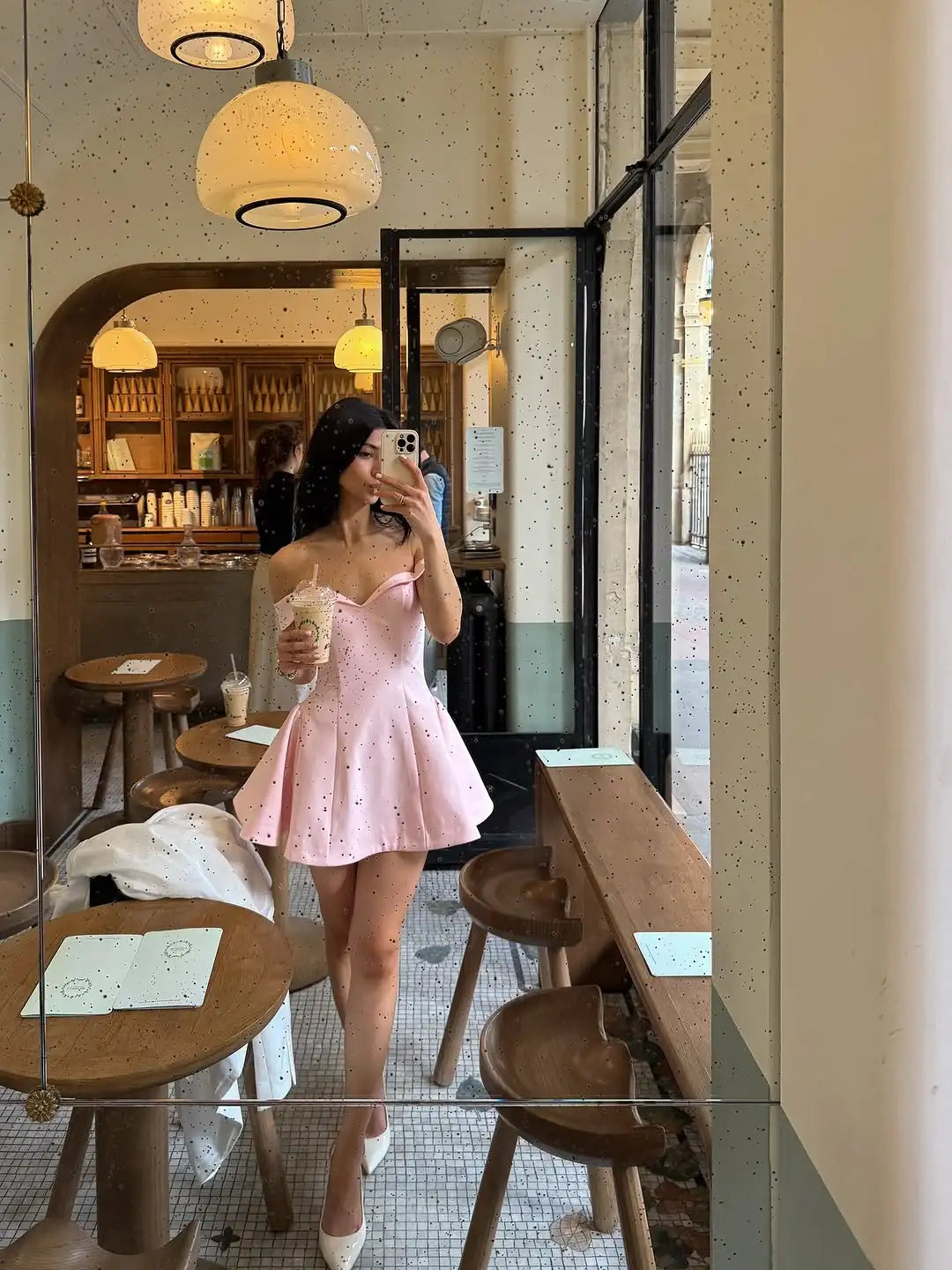 Women's Off-Shoulder Sweetheart Mini Dress