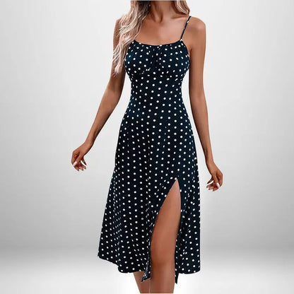 Women’s Floral Slim-Fit Slit Beach Dress