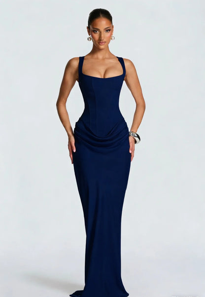 Women's Elegant Strapless Mermaid Evening Dress
