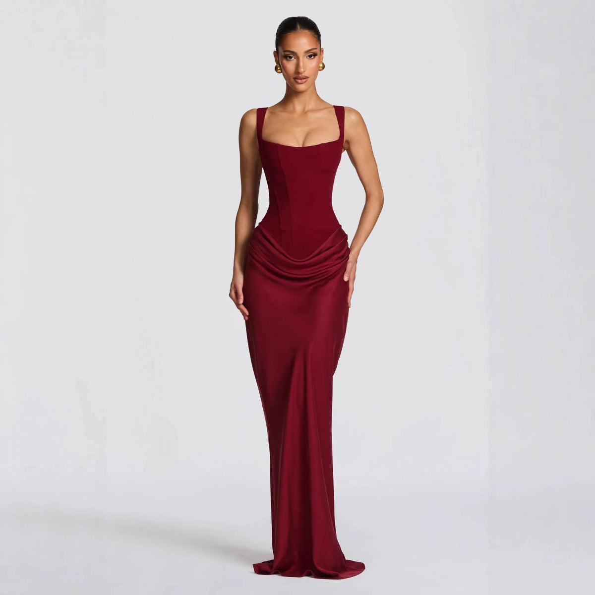 Women's Elegant Strapless Mermaid Evening Dress