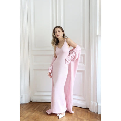 Women’s Knitted Hollow Long Dress