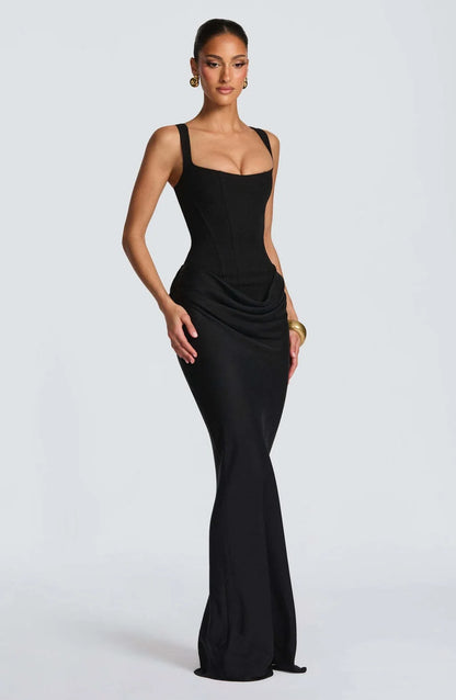 Women's Elegant Strapless Mermaid Evening Dress