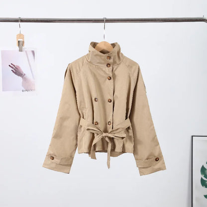 Female Jacket Classic Autumn Coat Ladues