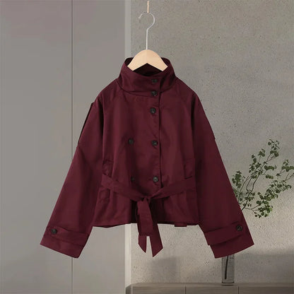 Female Jacket Classic Autumn Coat Ladues
