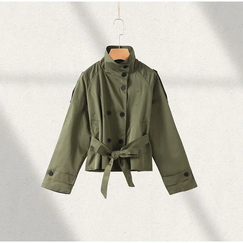 Female Jacket Classic Autumn Coat Ladues