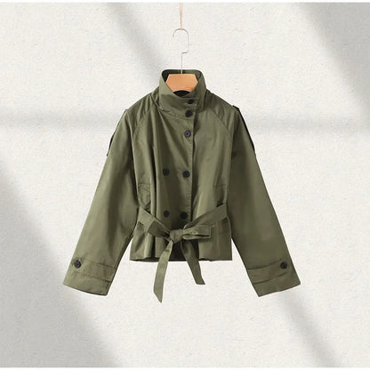 Female Jacket Classic Autumn Coat Ladues