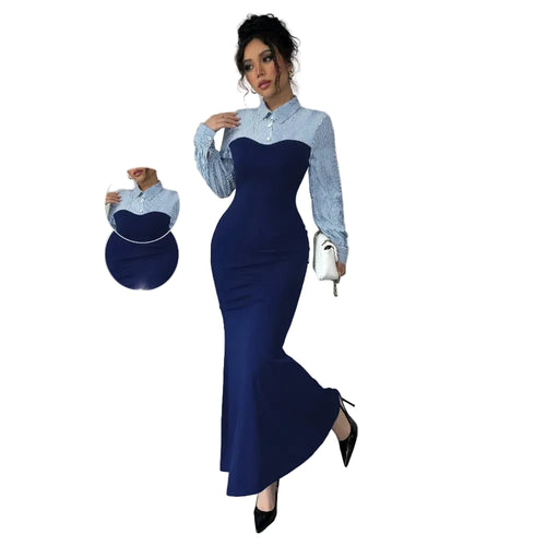 Elegant Long Fishtail Dress for Women